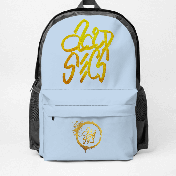 Acid Secs Dual-Logo Backpack #2
Acid Secs Productions Inc.
Acid Secs Dual-Logo Backpack #2 Fabric: 100%Polyester Features: Casual, Daily Casual, Zipper, Spring, Summer, Autumn/Fall, Winter Size Chart ONE SIZE inch cm Bag Depth 5.5 14.0 Bag Height 16.5 42.0 Bag Width 12.6 32.0 7124419444911
420, Accessories, Acid Productions Inc, acid secs, Acid Secs Productions, All Over Print, back pack, backpack, backwoods, bag, Bags, Cap, Carry bag, Carry on, carrying case, case, cases, Collectable Items, collection, cro