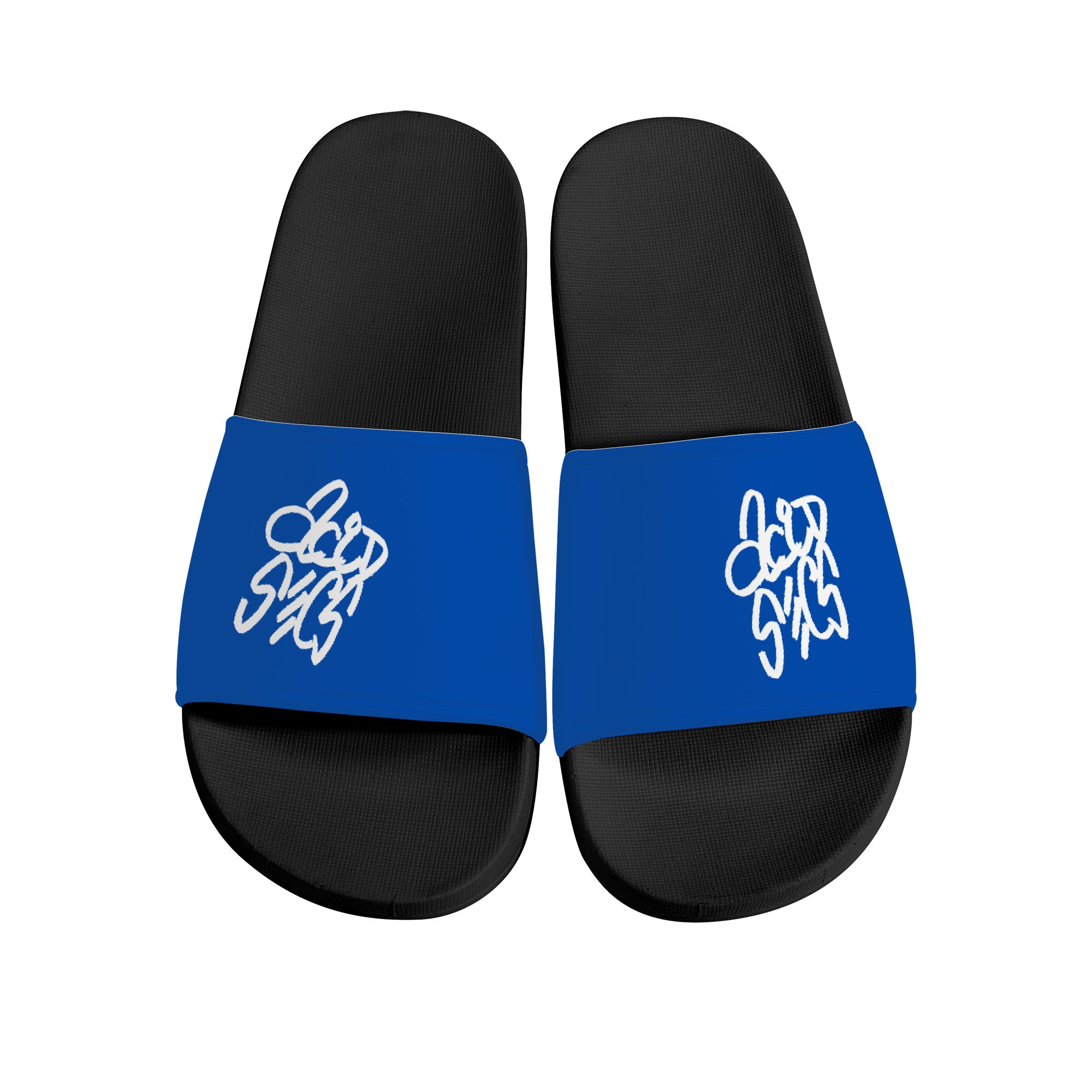 Acid Secs Slide Sandals - Dark Blue