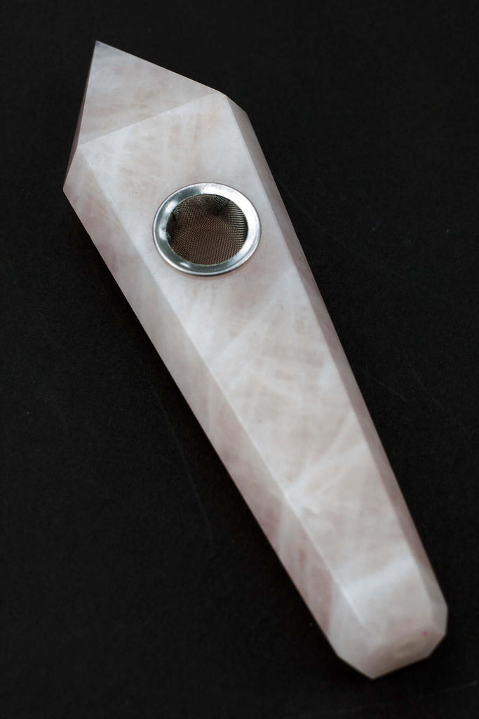 Acid Secs - Pink Rose Quartz Smoking Pipe
Acid Secs Productions Inc.
This collection of pipes made from semi-precious stones will transcend you to a new high and put you in touch with your spiritual side. Functional, durable and easy to clean, and a safe high-quality filter. (Quartz pipes should be cleaned using the same procedure as when cleaning glass pipes). Size : 4.25” X 1” 3 x Bowl screens Pipe Cleaner Durable Easy to clean Eligible for $15 Flat Rate Shipping
acrylic, bong, bowl, bubbler, carb, carb c