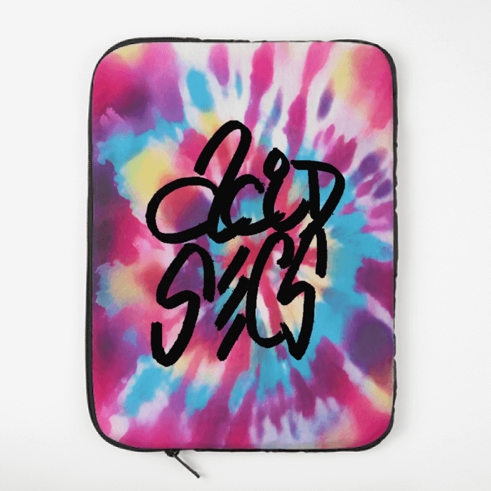 Acid Secs Tie-Dye Laptop Sleeve #2
Acid Secs Productions Inc.
Acid Secs Tie-Dye Laptop Sleeve #2 Fabric: 100% Polyester Features: Casual, Daily Casual, Polyester, Zipper, Spring, Summer, Autumn/Fall, Winter Size Chart 7124424818863
acid secs, bag, Delivery days 5, designer bag, Laptop, Laptop bag, Laptop Sleeve, MOQ1, sleeve
