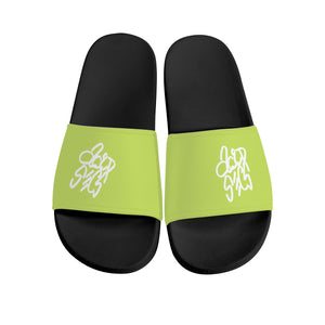 Acid Secs Slide Sandals - Pale Green
