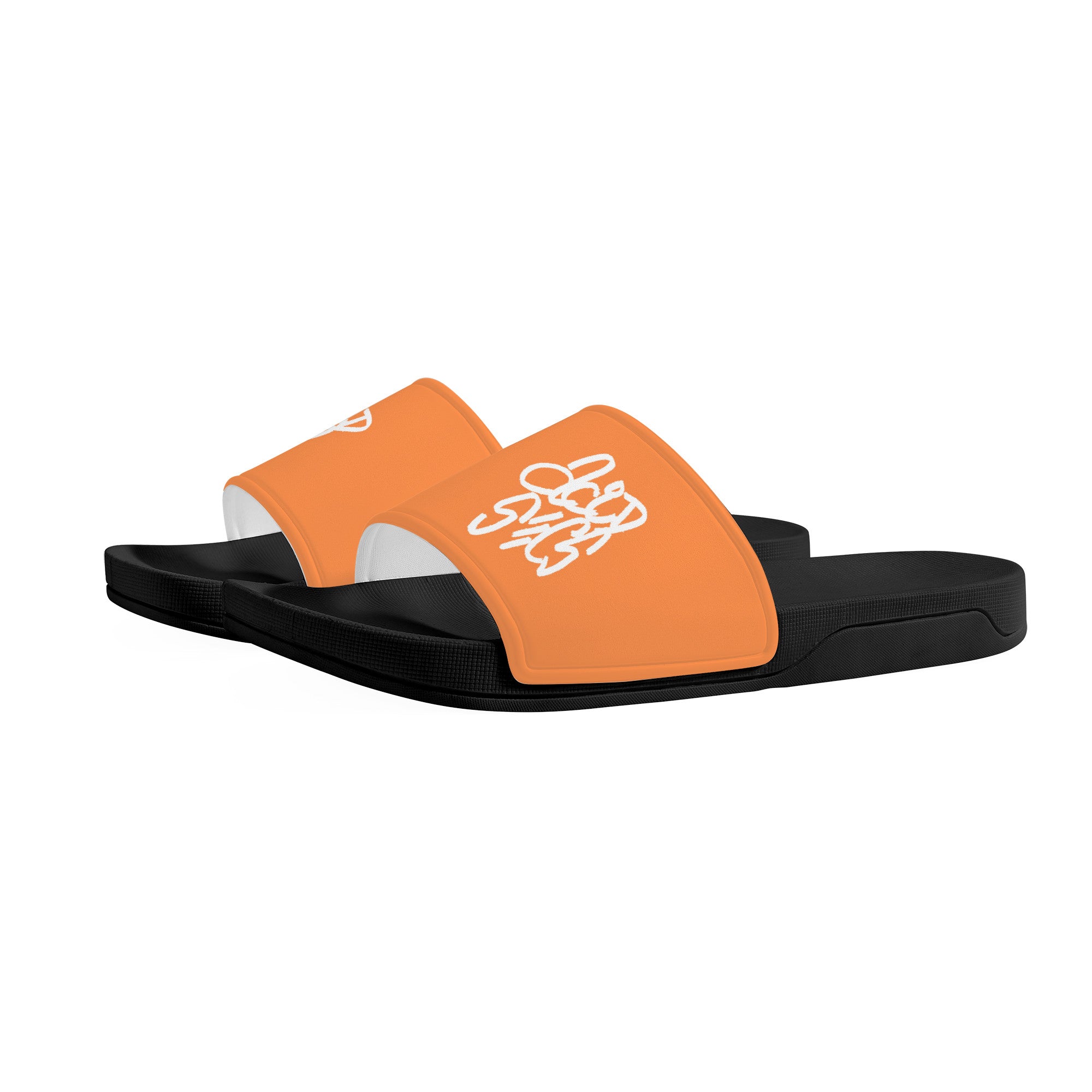 Acid Secs Slide Sandals - Light Orange