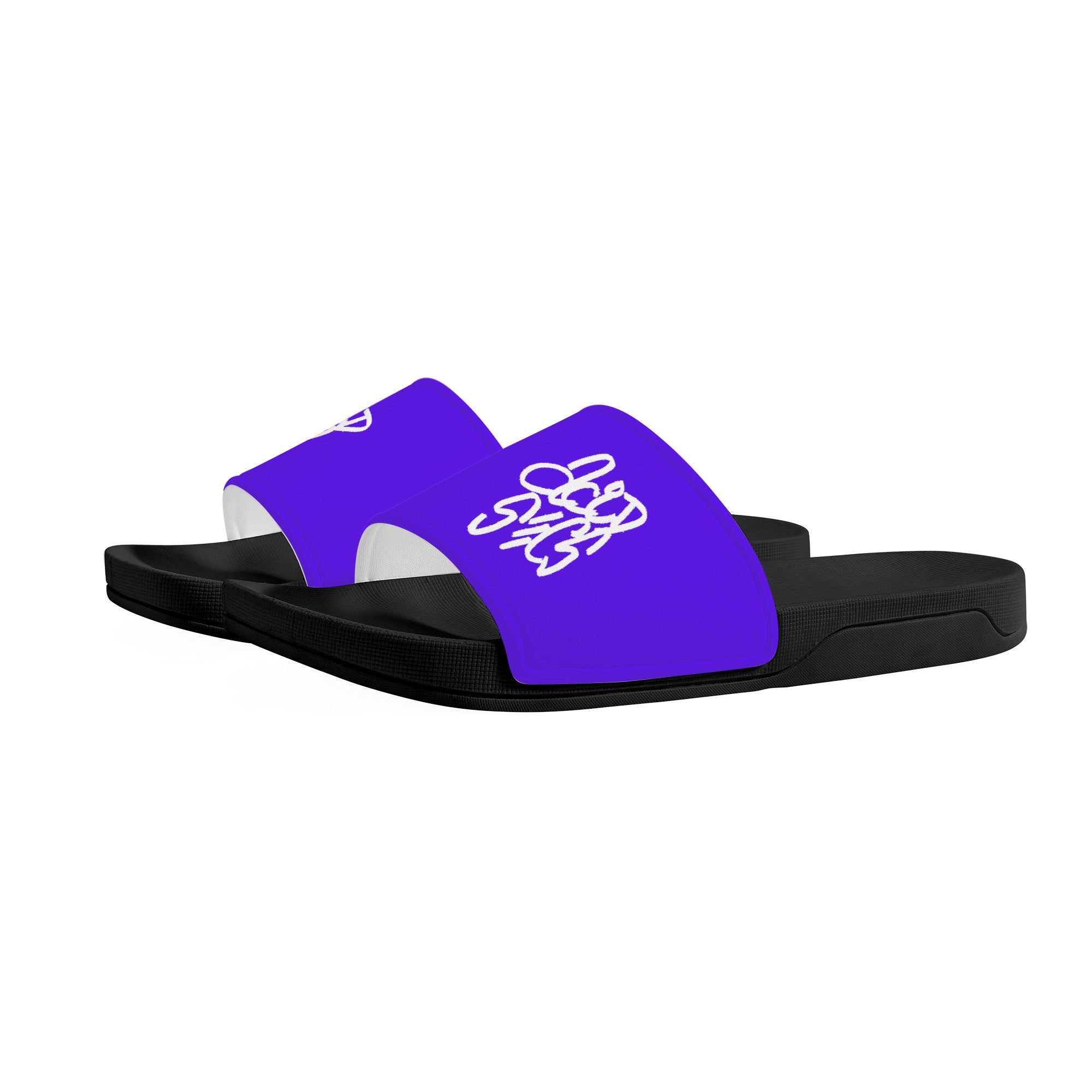 Acid Secs Slide Sandals - Deep Purple