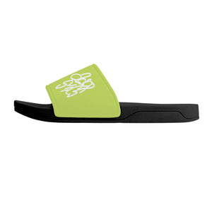 Ouvrir l&#39;image dans le diaporama, Acid Secs Slide Sandals - Pale Green
