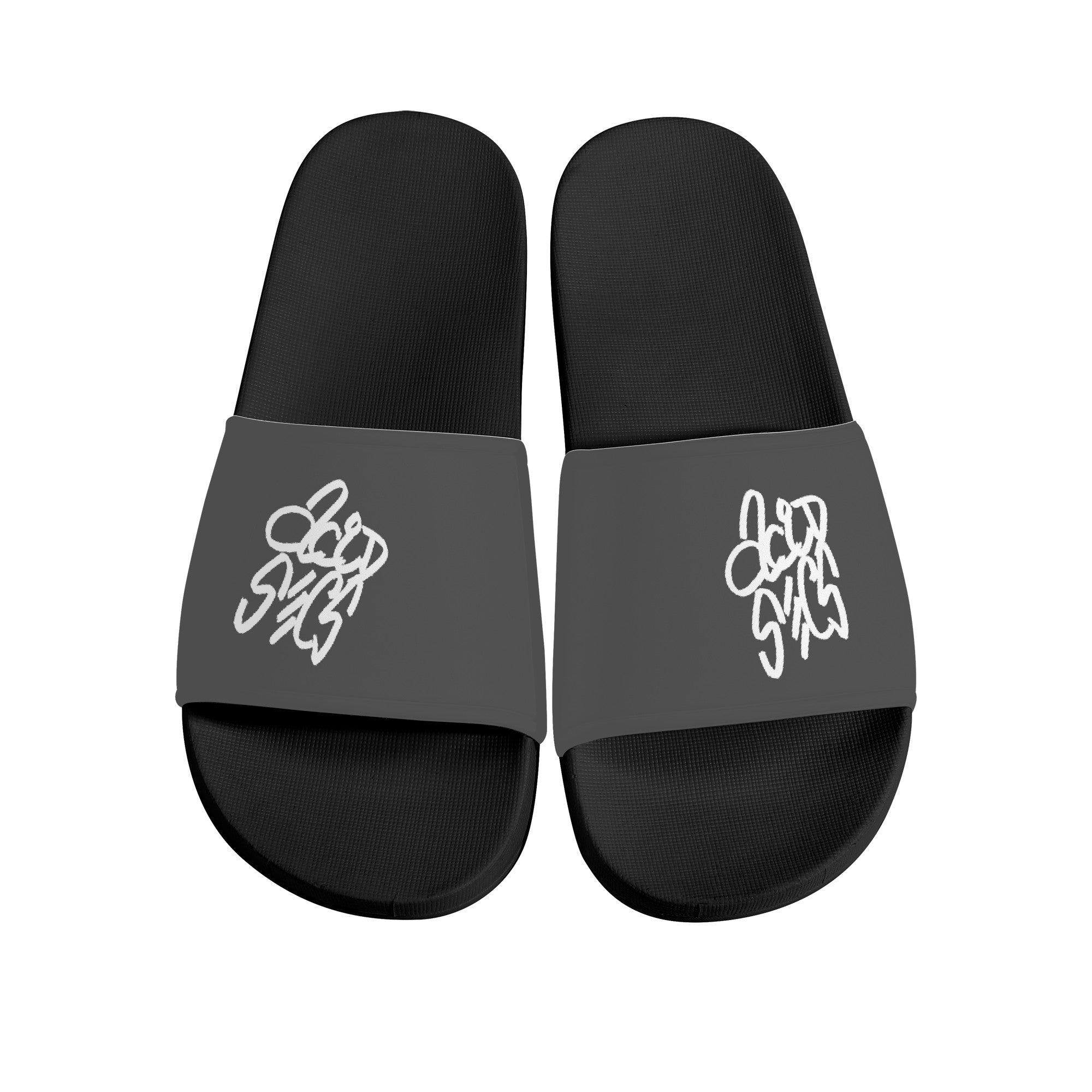Acid Secs Slide Sandals - Dark Grey