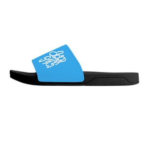 Ouvrir l&#39;image dans le diaporama, Acid Secs Slide Sandals - Light Blue
